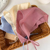Plaid Silk Turban Scarf For Women Spring And Summer Hair Accessory In French Pastoral Style