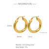 Plain Ring Stainless Steel Geometric Electroplating Women's
