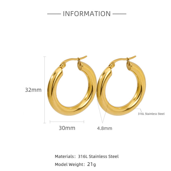 Plain Ring Stainless Steel Geometric Electroplating Women's