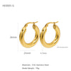 Plain Ring Stainless Steel Geometric Electroplating Women's