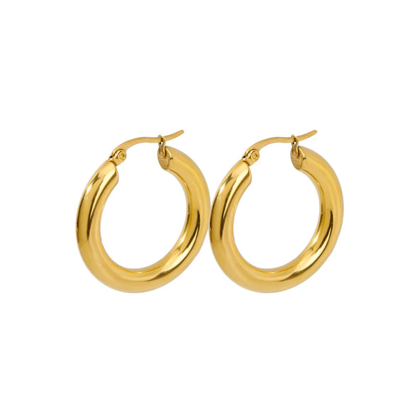 Plain Ring Stainless Steel Geometric Electroplating Women's