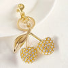 Plastic And Resin Cherry Fruit Bag Pendant And Keychain For Ladies