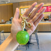 Plastic And Resin Cherry Fruit Bag Pendant And Keychain For Ladies