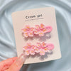 Plastic And Resin Handmade Cherry Blossom Style Women's Hair Accessories Hairpins And Hair Rings