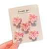 Plastic And Resin Handmade Cherry Blossom Style Women's Hair Accessories Hairpins And Hair Rings