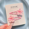 Plastic And Resin Handmade Cherry Blossom Style Women's Hair Accessories Hairpins And Hair Rings