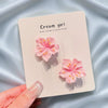 Plastic And Resin Handmade Cherry Blossom Style Women's Hair Accessories Hairpins And Hair Rings