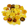 Plastic And Resin Mixed Color Buttons For Clothing Accessories Diy Handmade Painting Material