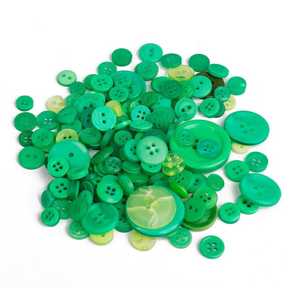 Plastic And Resin Mixed Color Buttons For Clothing Accessories Diy Handmade Painting Material