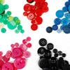 Plastic And Resin Mixed Color Buttons For Clothing Accessories Diy Handmade Painting Material