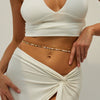 Plastic Beaded Elastic Waist Chain Body Chain Jewelry Set For Women