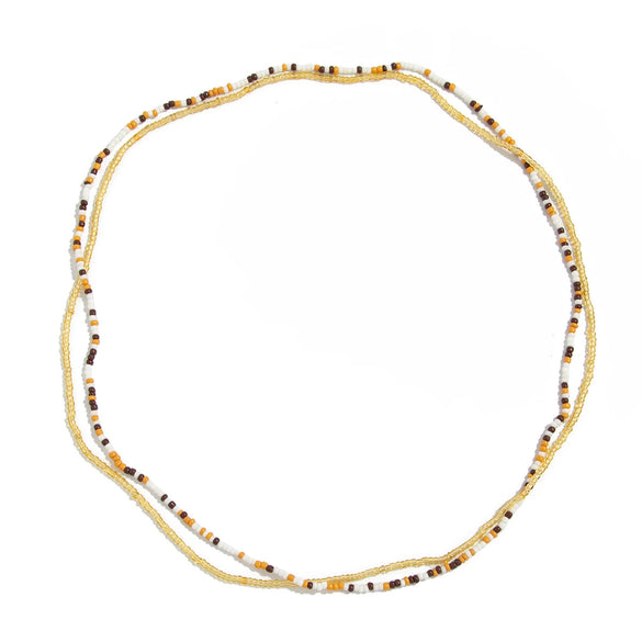 Plastic Beaded Elastic Waist Chain Body Chain Jewelry Set For Women