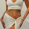 Plastic Beaded Elastic Waist Chain Body Chain Jewelry Set For Women