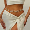 Plastic Beaded Elastic Waist Chain Body Chain Jewelry Set For Women