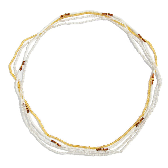 Plastic Beaded Elastic Waist Chain Body Chain Jewelry Set For Women