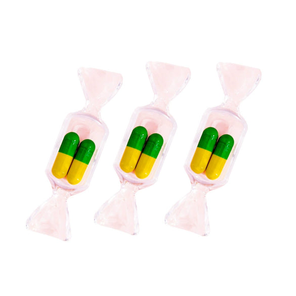 Plastic Candy Shape Jewelry Storage Box For Girls