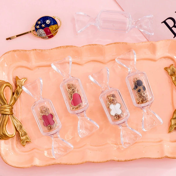 Plastic Candy Shape Jewelry Storage Box For Girls