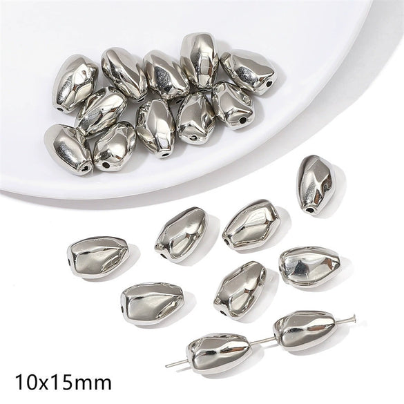 Plastic Ccb Beads Diy Handmade Jewelry Accessories With Diamond Disc Rectangular Pattern