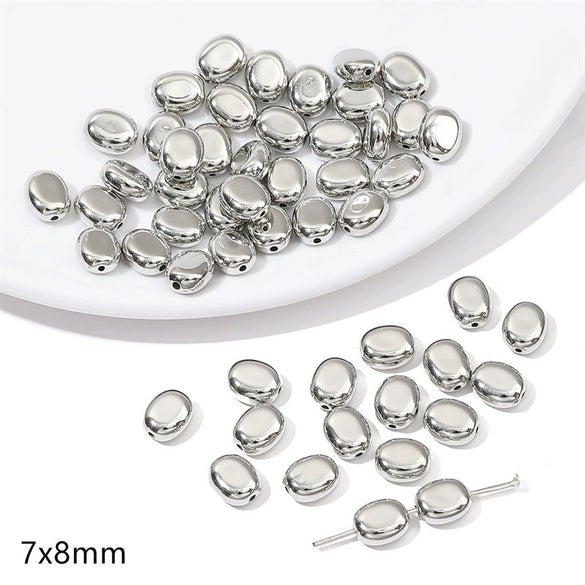 Plastic Ccb Beads Diy Handmade Jewelry Accessories With Diamond Disc Rectangular Pattern