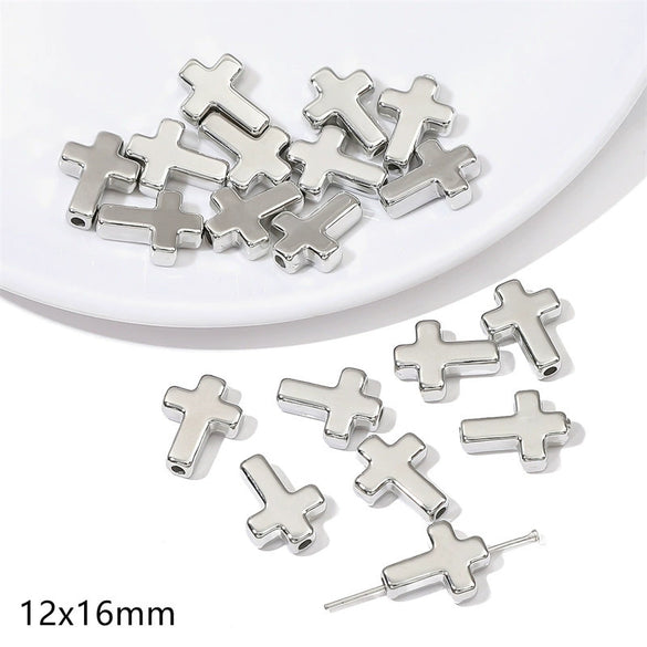 Plastic Ccb Beads Diy Handmade Jewelry Accessories With Diamond Disc Rectangular Pattern