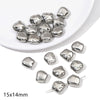Plastic Ccb Beads Diy Handmade Jewelry Accessories With Diamond Disc Rectangular Pattern