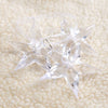 Plastic Christmas Snowflake Hanging Pendant For Christmas Tree Decoration