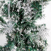 Plastic Christmas Snowflake Hanging Pendant For Christmas Tree Decoration
