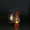 Plastic Electronic Candle Pony Lantern Satchel Lamp Retro Kerosene Lamp With Injection Molding Blow Molding Handmade Craft