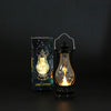 Plastic Electronic Candle Pony Lantern Satchel Lamp Retro Kerosene Lamp With Injection Molding Blow Molding Handmade Craft