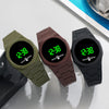 Plastic Electronic Watch Round Dial Simple Style For Men