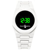 Plastic Electronic Watch Round Dial Simple Style For Men