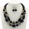 Plastic Fashion Geometric Necklace  (Blue) Nhct0284-Blue