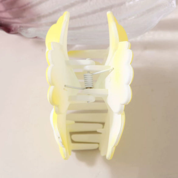 Plastic Flower Claw Clip Painted Sweet And Simple Women's Hair Accessory