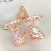 Plastic Geometric Fivepointed Star Baking Paint Hair Grab Clip For Women