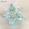 Plastic Geometric Fivepointed Star Baking Paint Hair Grab Clip For Women