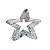 Plastic Geometric Fivepointed Star Baking Paint Hair Grab Clip For Women