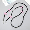 Plastic Girls' Crossbody Bag With Love Heart Water Drop Bell Pattern And Electroplated Chain Pendant Mobile Phone Chain