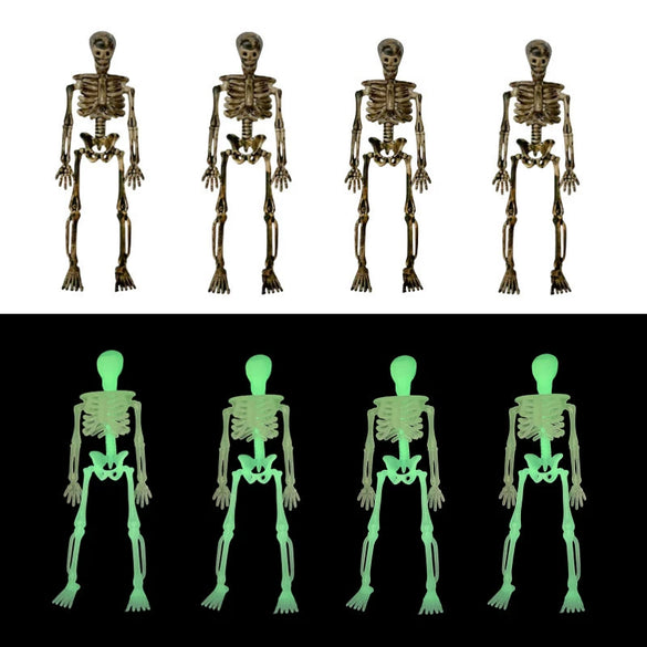 Plastic Halloween Skeleton Decoration Set Fun Human Skeleton Props For Trickortreat Activities And Seasonal Decor