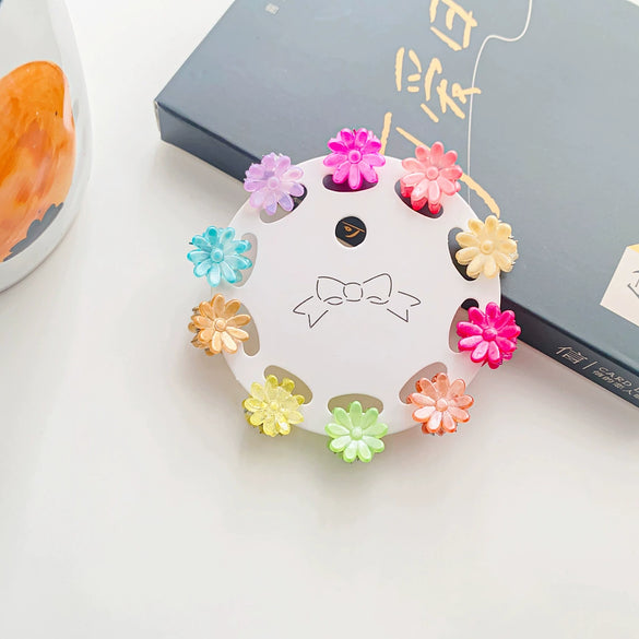 Plastic Handmade Cartoon Fruit Food Style Mini Grab Clip Hairpin For Girls