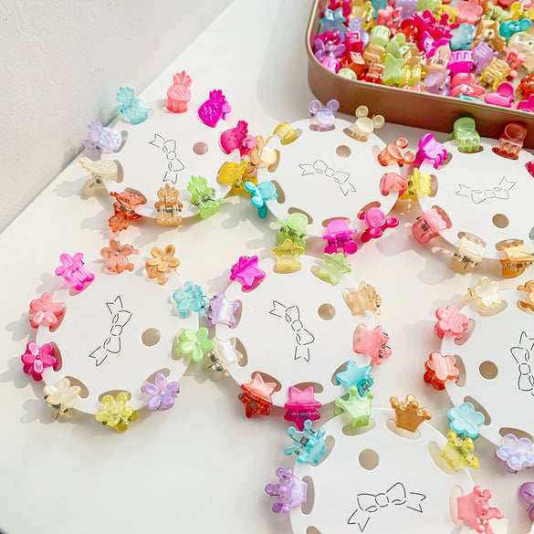 Plastic Handmade Cartoon Fruit Food Style Mini Grab Clip Hairpin For Girls