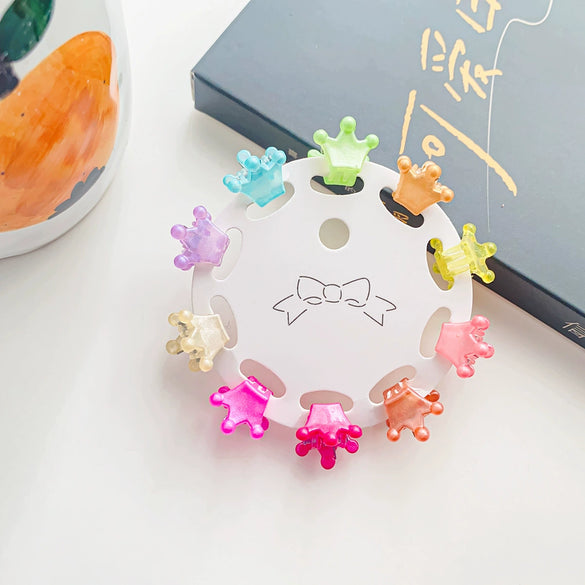 Plastic Handmade Cartoon Fruit Food Style Mini Grab Clip Hairpin For Girls