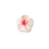 Plastic Heart Flower Hair Grab Clip Electroplated Minimalist Style Women's Headwear