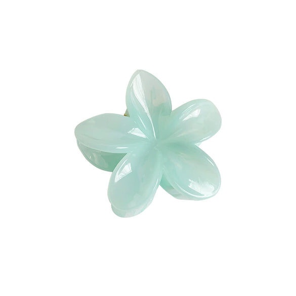 Plastic Heart Hairpin Handmade Cute Flower Candycolored Frangipani Stylish Girl's Hair Accessories