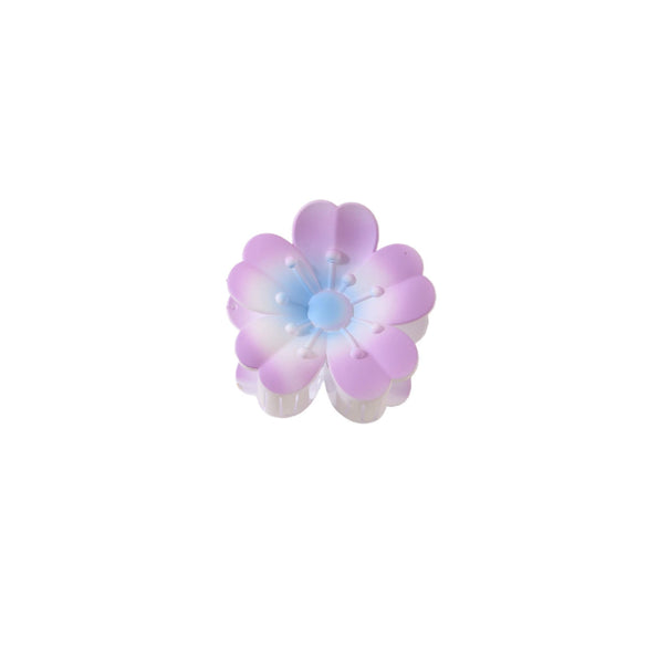 Plastic Heartshaped Petal Hair Clip Minimalist Style Painted Design Women's Hair Accessory