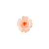 Plastic Heartshaped Petal Small Flower Hair Clips For Girls Painted Design