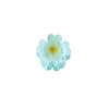 Plastic Heartshaped Petal Small Flower Hair Clips For Girls Painted Design