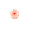 Plastic Heartshaped Petal Small Flower Hair Clips For Girls Painted Design