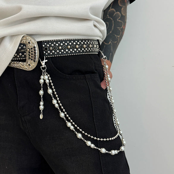 Plastic Hip Hop Boys Jeans Hanging Chain Waist Chain