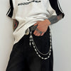 Plastic Hip Hop Boys Jeans Hanging Chain Waist Chain