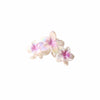 Plastic Petal Plumeria Hair Clip Vintage Floral Claw Clip For Women With Paint Design